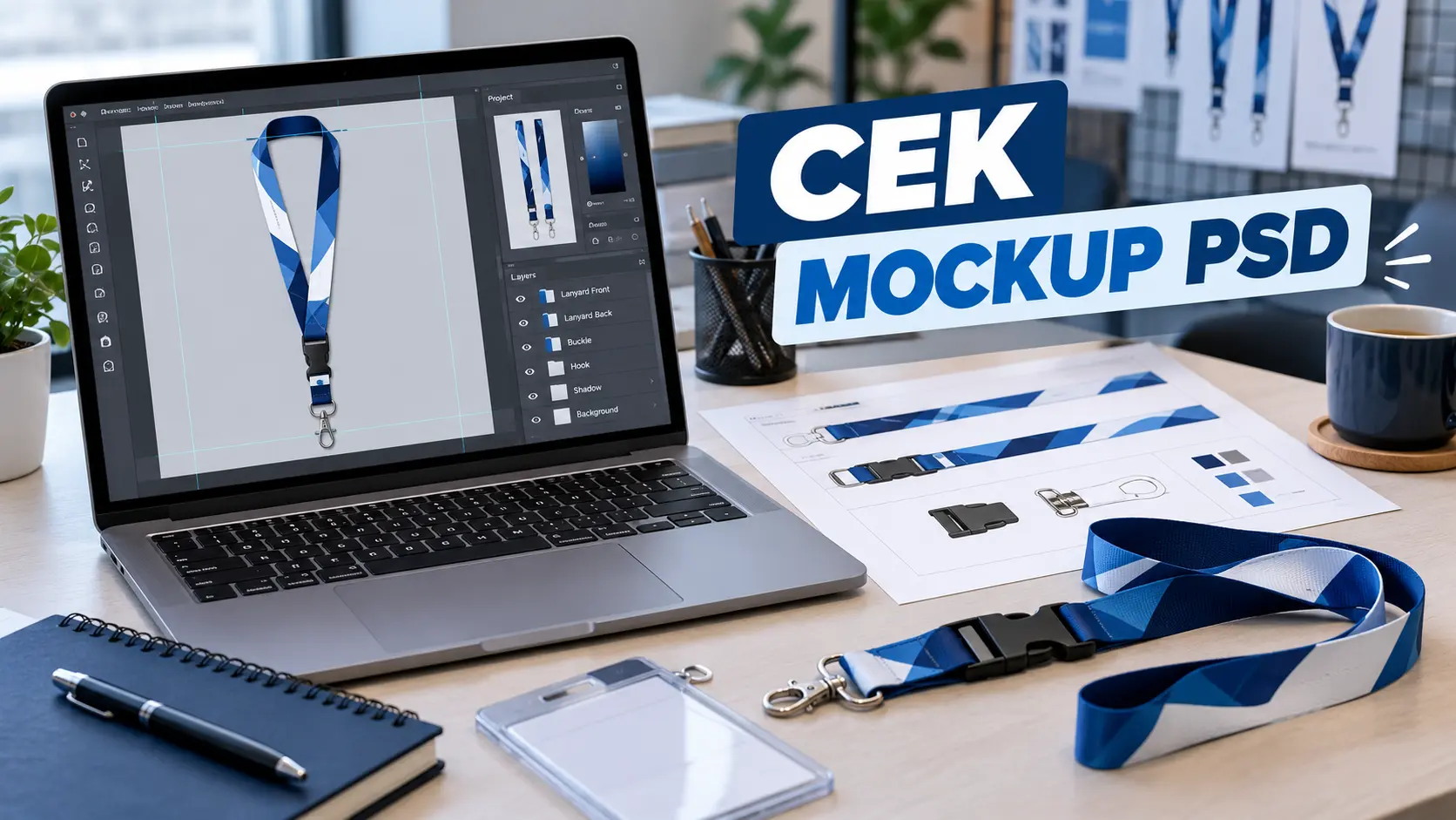 Mockup Lanyard PSD, Apa Saja yang Harus Dicek Sebelum Desain Disetujui?