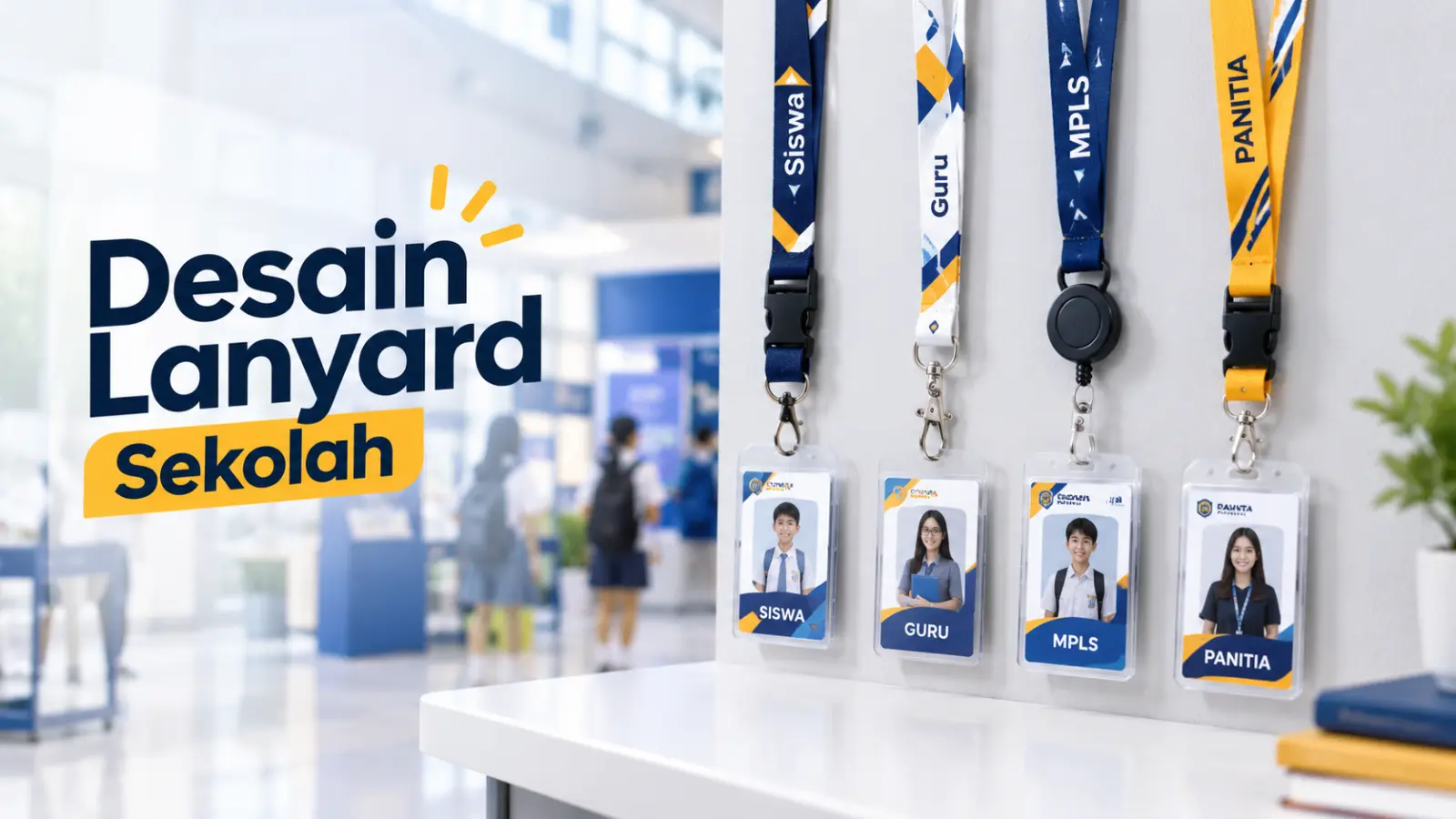 Contoh Desain Lanyard Sekolah di Pusat Produsen