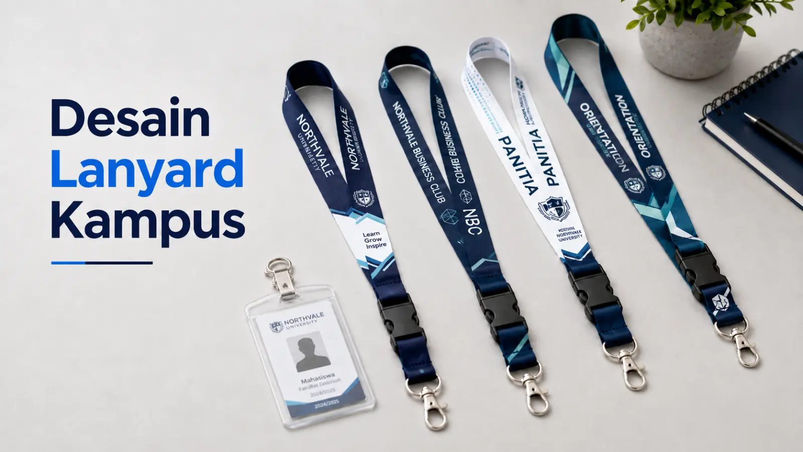 Contoh Desain Lanyard Kampus di Pusat Produsen