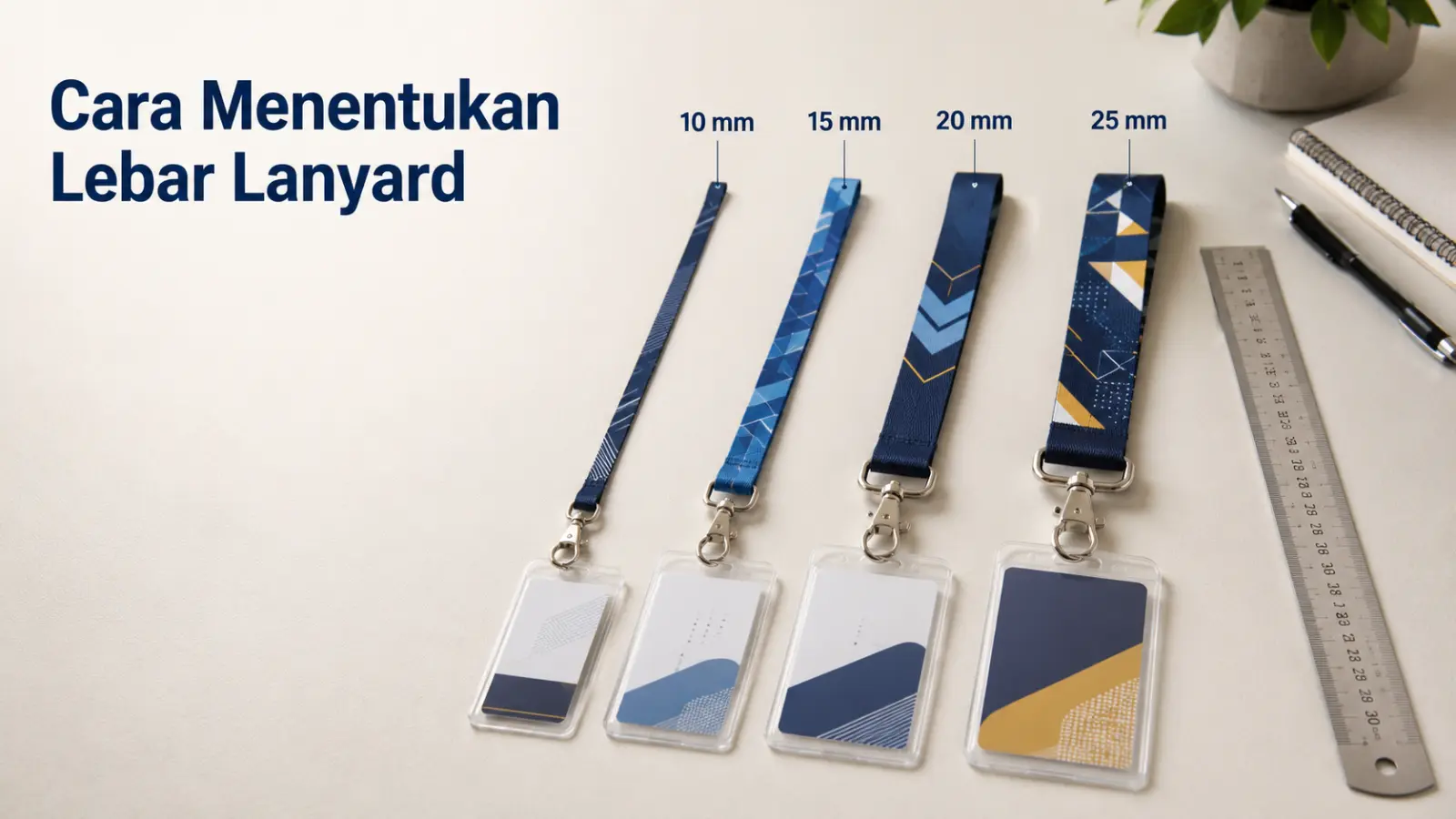 Cara Menentukan Lebar Lanyard Berdasarkan Kebutuhan