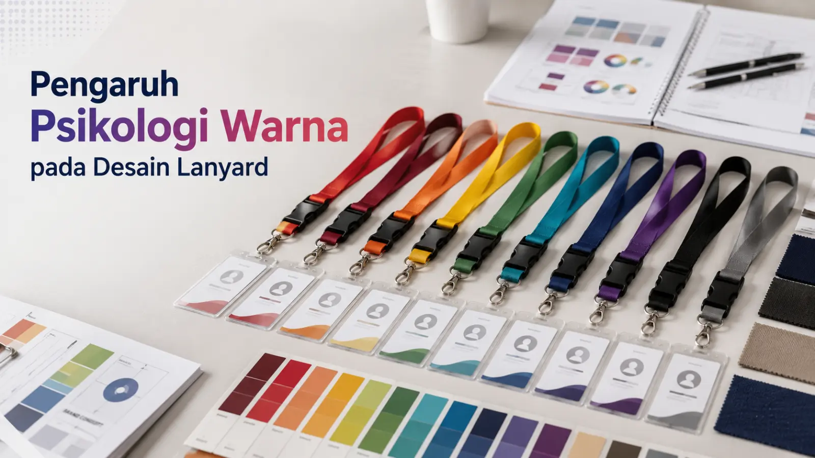 Pengaruh Psikologi Warna pada Desain Lanyard