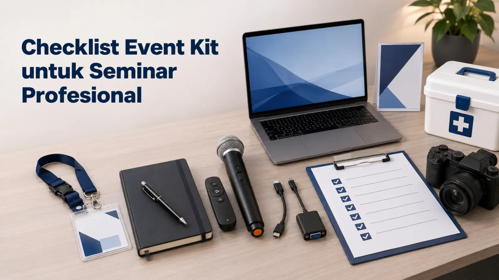Checklist Event Kit untuk Seminar Profesional