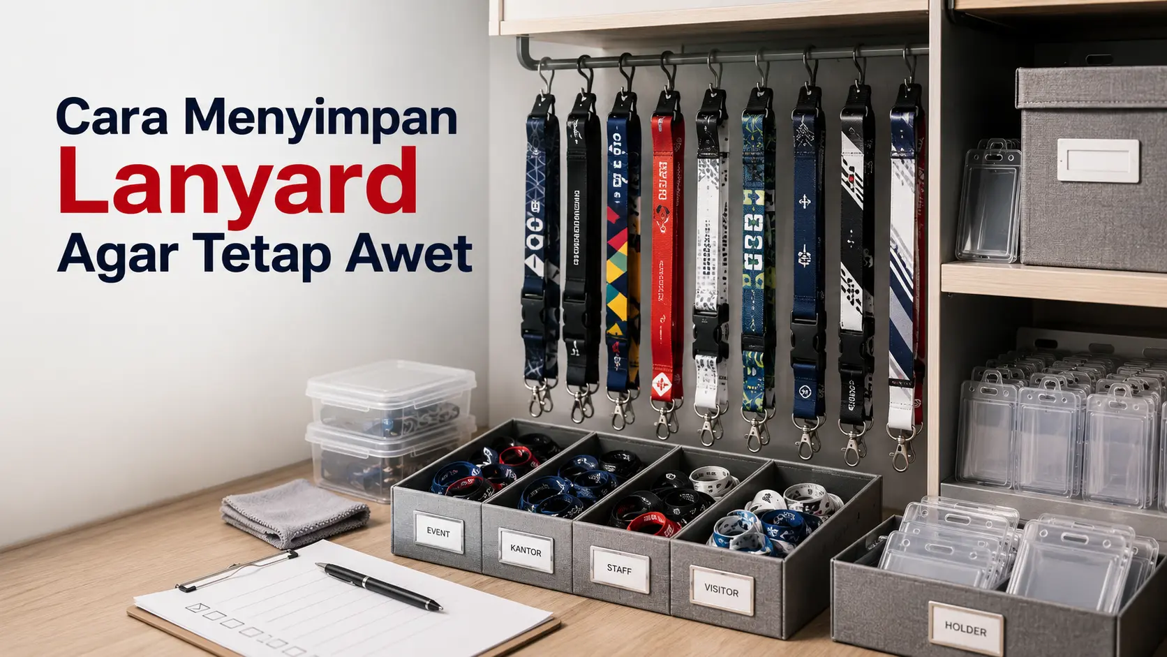 Cara Menyimpan Lanyard Agar Tetap Awet