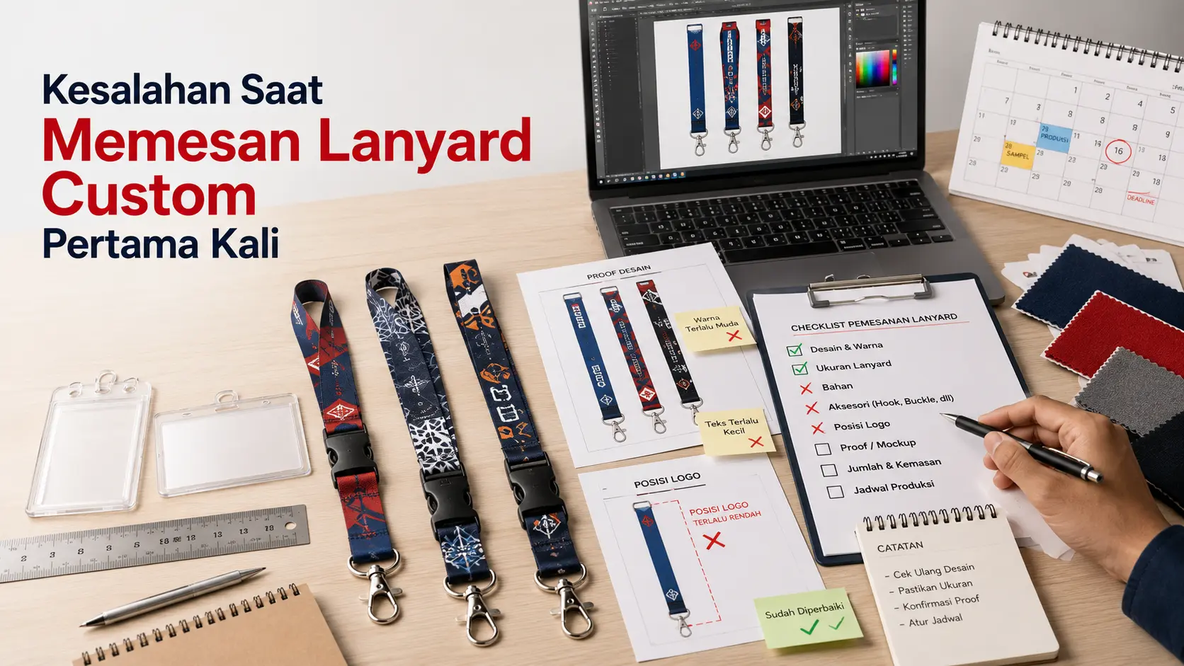 Kesalahan Saat Memesan Lanyard Custom Pertama Kali