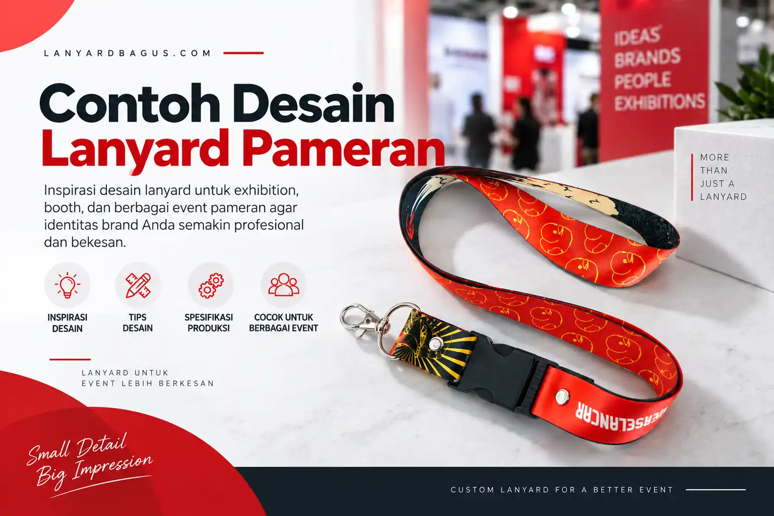 Contoh Desain Lanyard Pameran yang Menarik dan Profesional