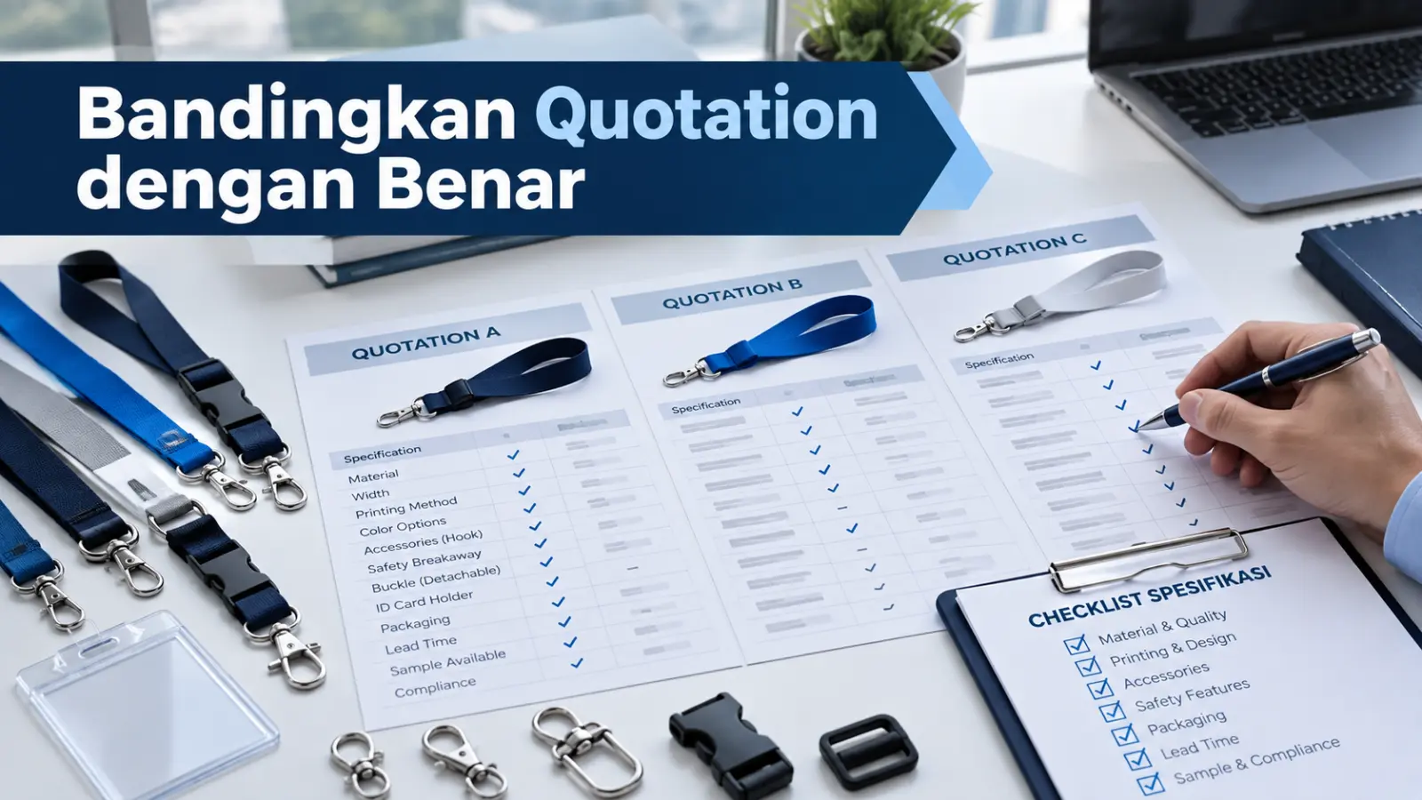 Harga Lanyard Murah Belum Tentu Setara: 10 Kesalahan Membandingkan Quotation