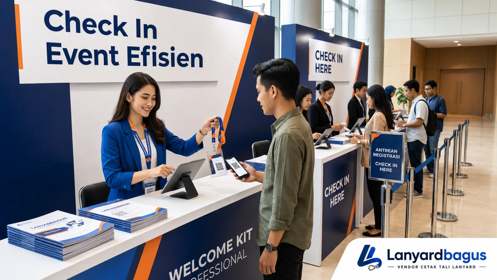 Check In Event yang Efisien