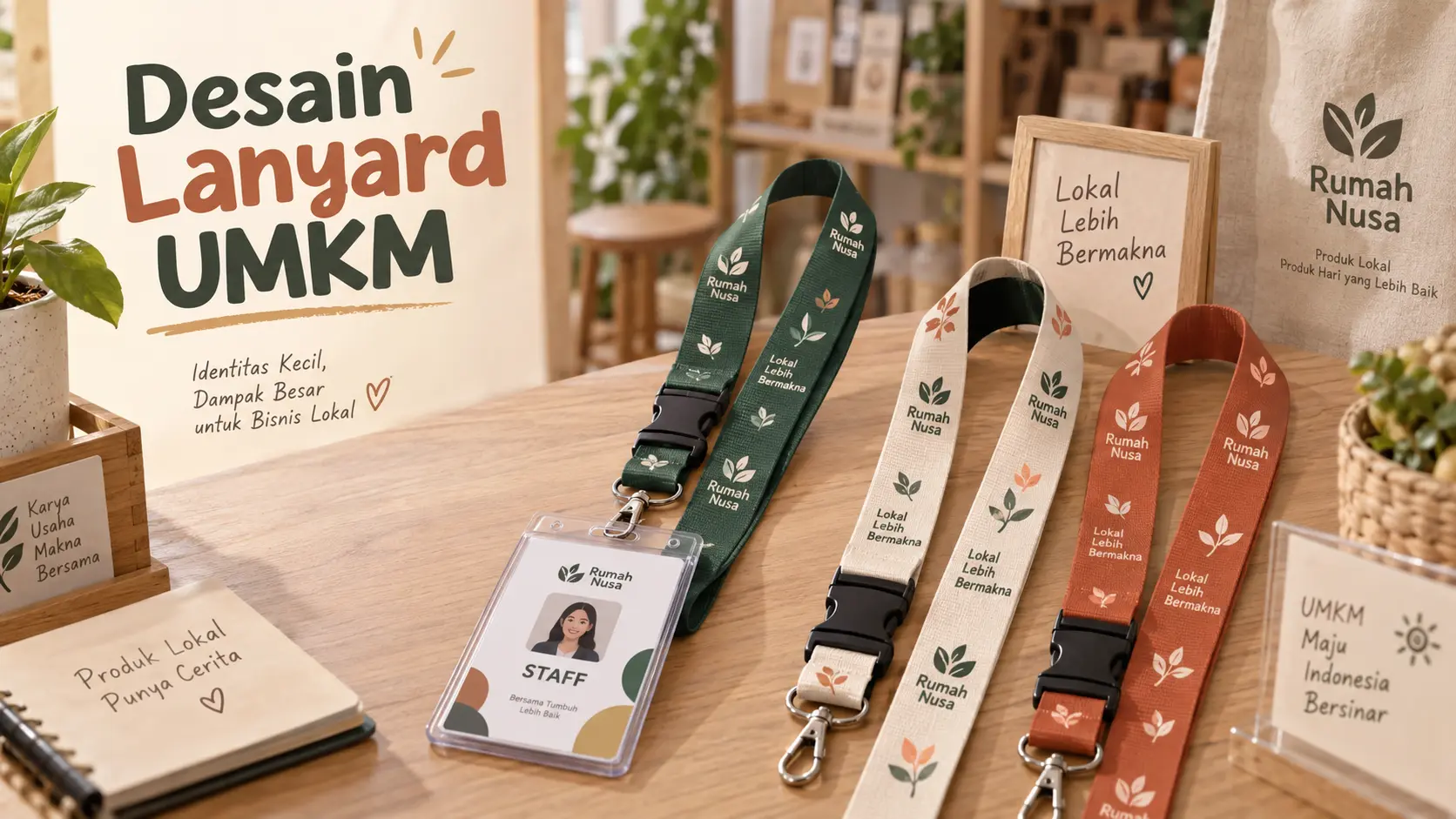 Contoh Desain Lanyard UMKM di Pusat Produsen