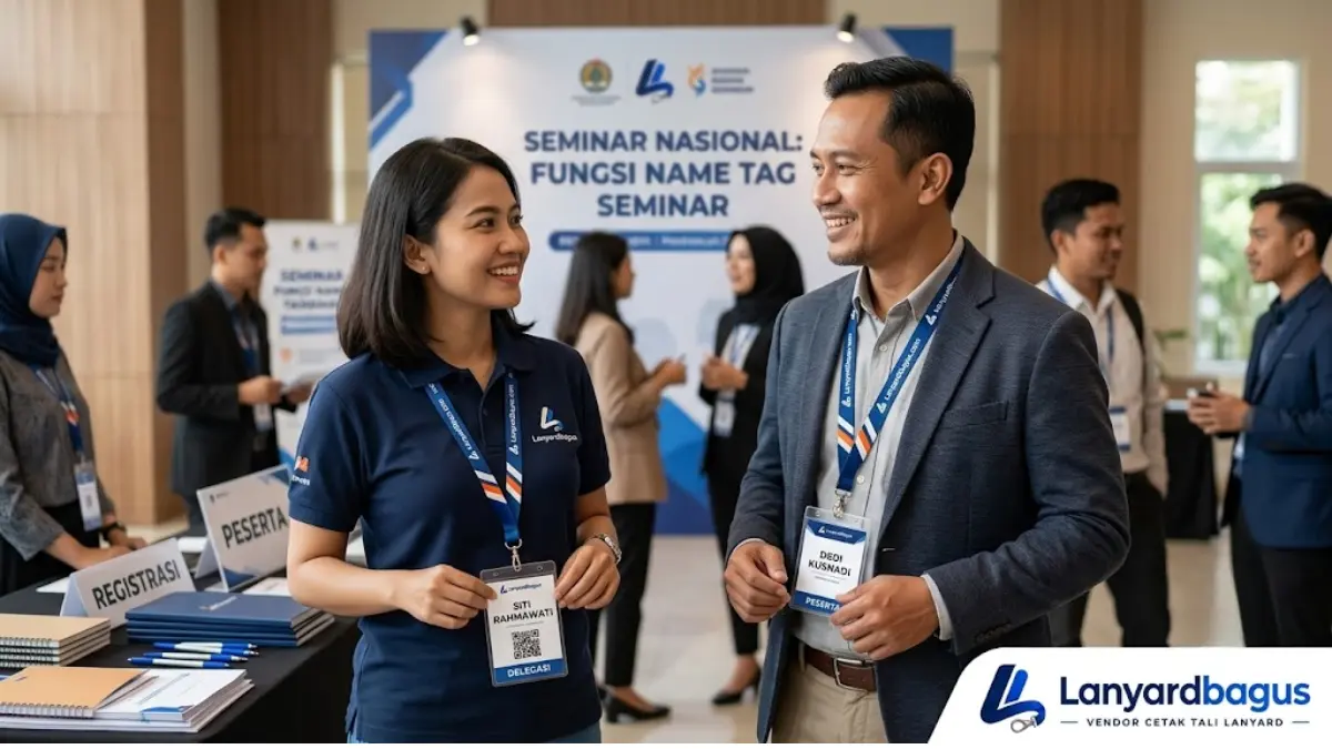 Fungsi Name Tag untuk Peserta Seminar
